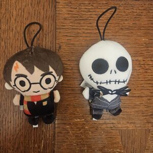 LOT OF 2 Hallmark Harry Potter & Jack Skellington Nightmare Christmas Ornament